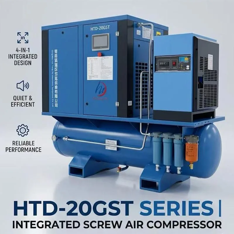 4-in-1 15KW 16 Bar Kompresor Udara